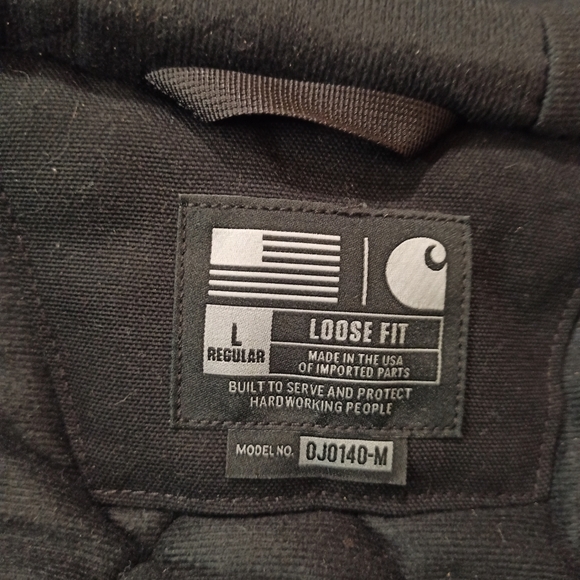 Carhartt Men's Loose Fit Firm Duck Insulated l-Lined Active Jack. Sz large - Picture 7 of 14